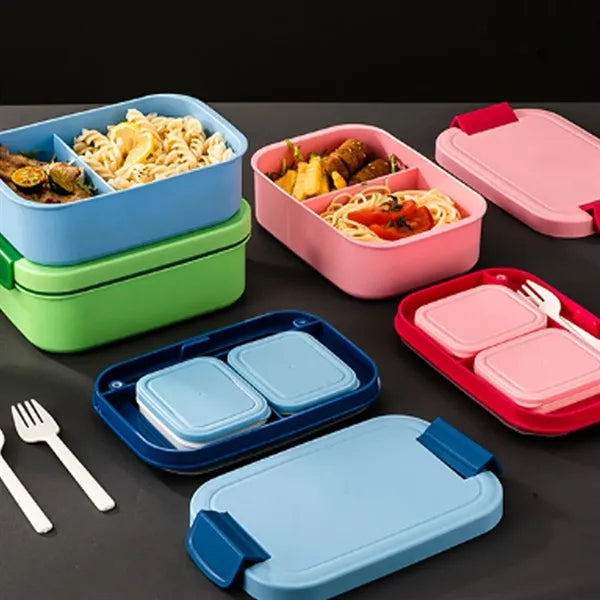 Large Capacity Bento Lunch Box with Compartments