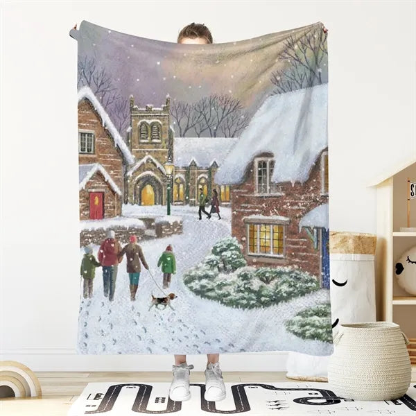 Full Color Printed Super Soft Flannel Blanket