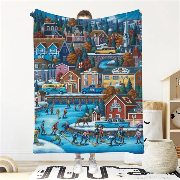 Full Color Printed Super Soft Flannel Blanket