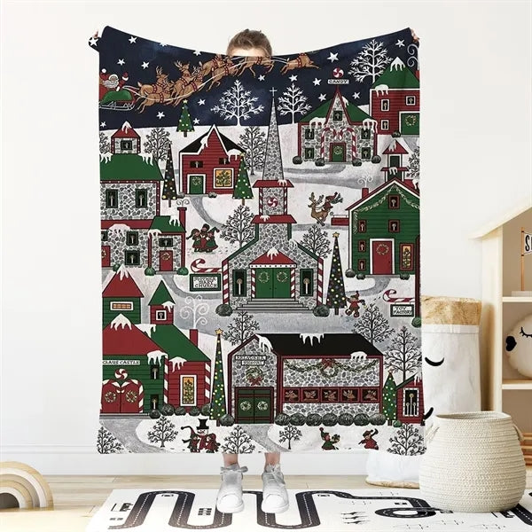 Full Color Printed Super Soft Flannel Blanket