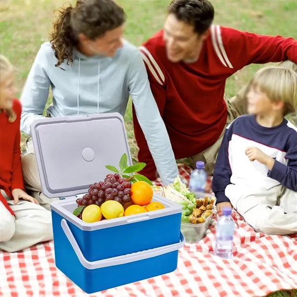 Portable hard retention lunch box camping insulated cooler
