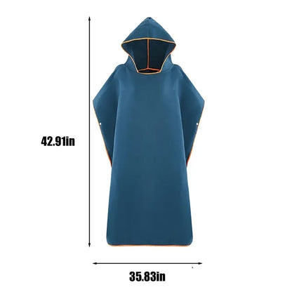 Wetsuit changing bath quick dry surfing beach towel poncho