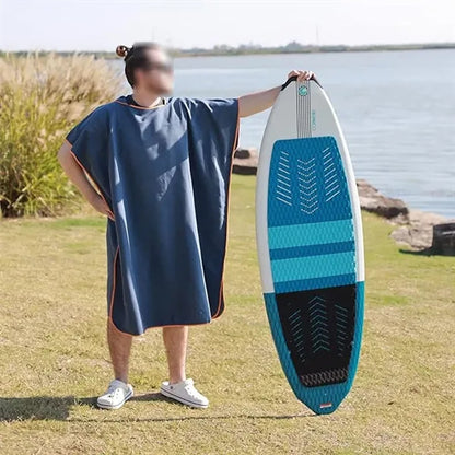 Wetsuit changing bath quick dry surfing beach towel poncho