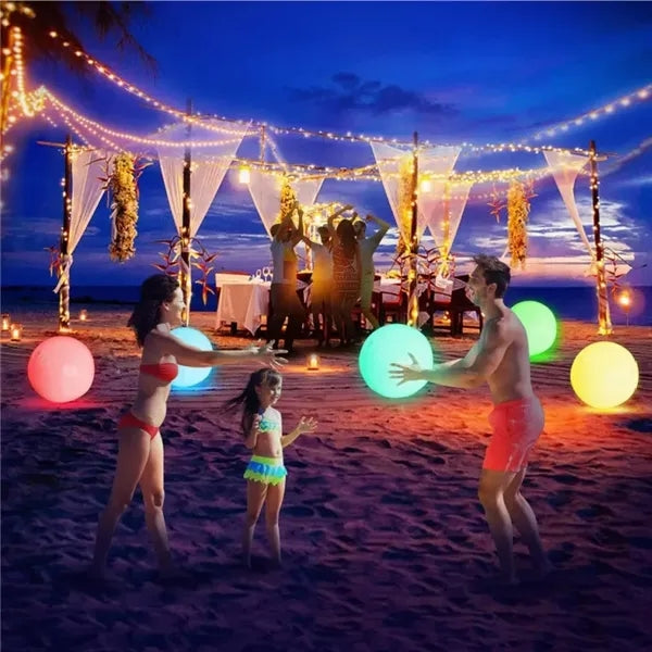 Light Up Beach Balls with Remote Control