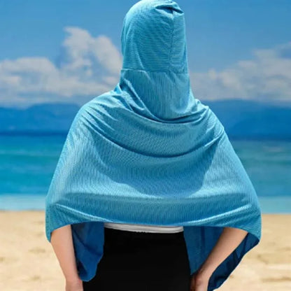 Cooling Quick Dry Hooded Shawl for Outdoor & Sports