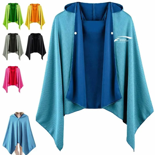 Cooling Quick Dry Hooded Shawl for Outdoor & Sports