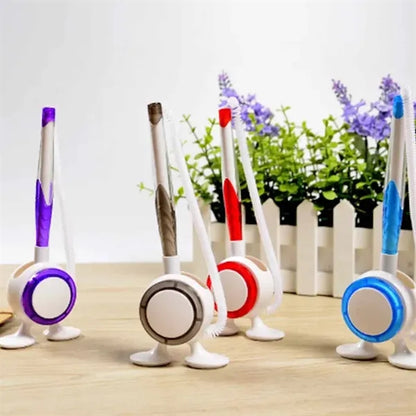 Fixed Desktop Pen with Secure Base for Office & Business