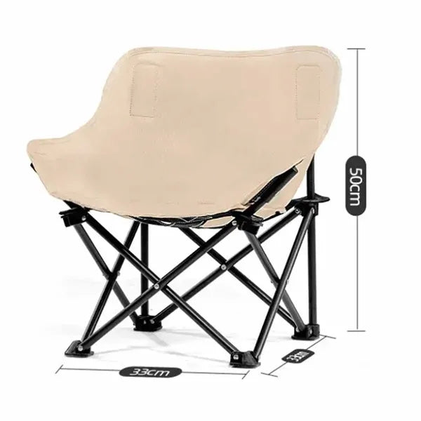 Lightweight Folding Camping Chair with Side Pocket