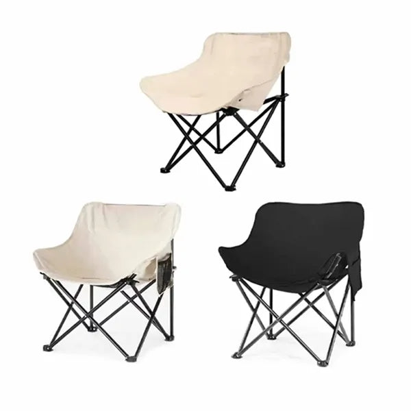 Lightweight Folding Camping Chair with Side Pocket