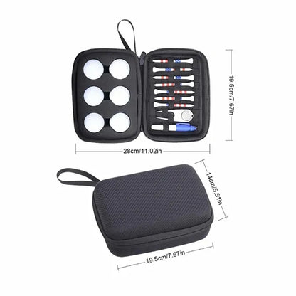 Portable Golf Accessory Organizer with Ball Storage