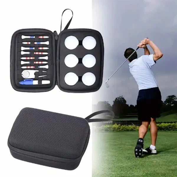 Portable Golf Accessory Organizer with Ball Storage
