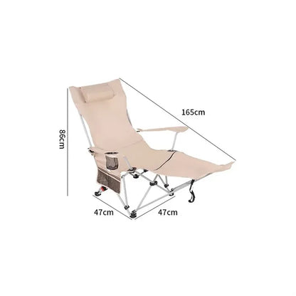 Footrest Outdoor Chair Foldable Compact