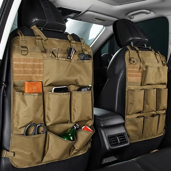 Car Backseat Organizer Fabric Auto Seat With  Backing