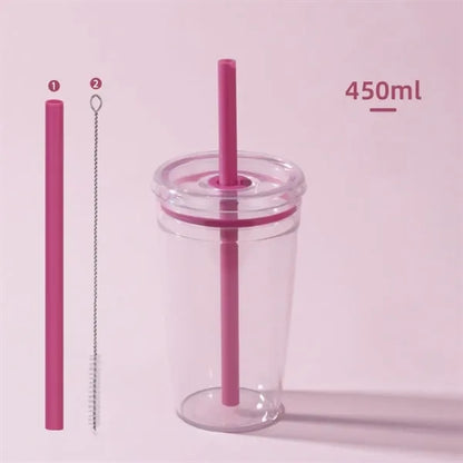 15 Oz Tritan Tumbler With Straw