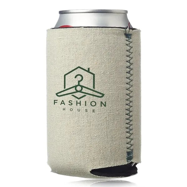 Canvas Foam Can Cooler
