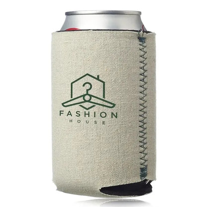 Canvas Foam Can Cooler
