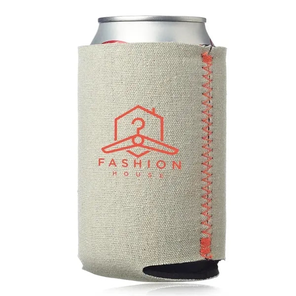 Canvas Foam Can Cooler
