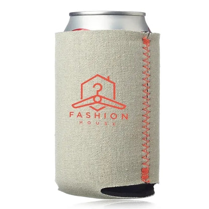 Canvas Foam Can Cooler