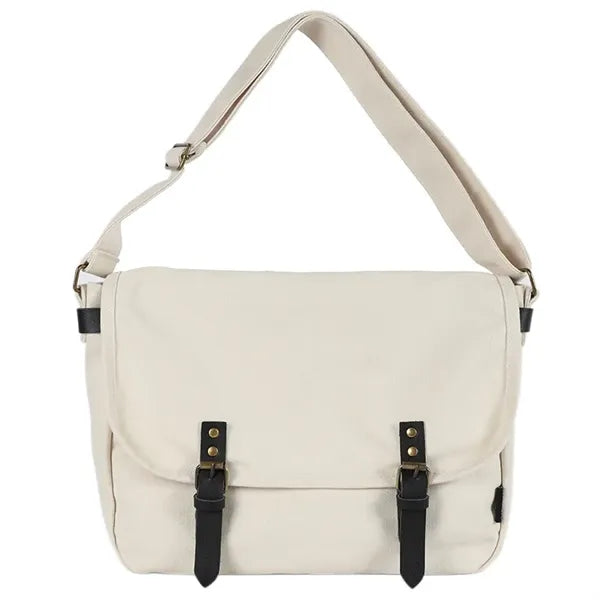 Heavy Duty Canvas Messenger Crossbody Bag