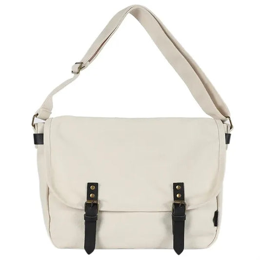 Heavy Duty Canvas Messenger Crossbody Bag