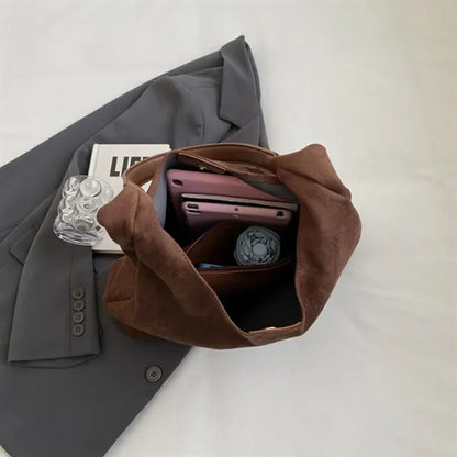 Vintage Leather Large Retro Tote Bag