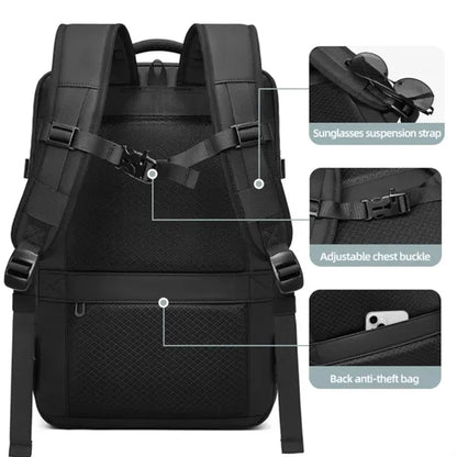 18In Compressible Anti-Theft Backpack