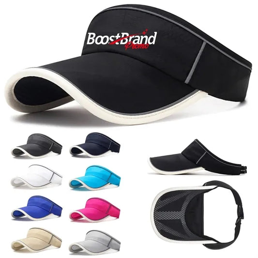 Lightweight & Breathable Reflective Sports Visor Cap