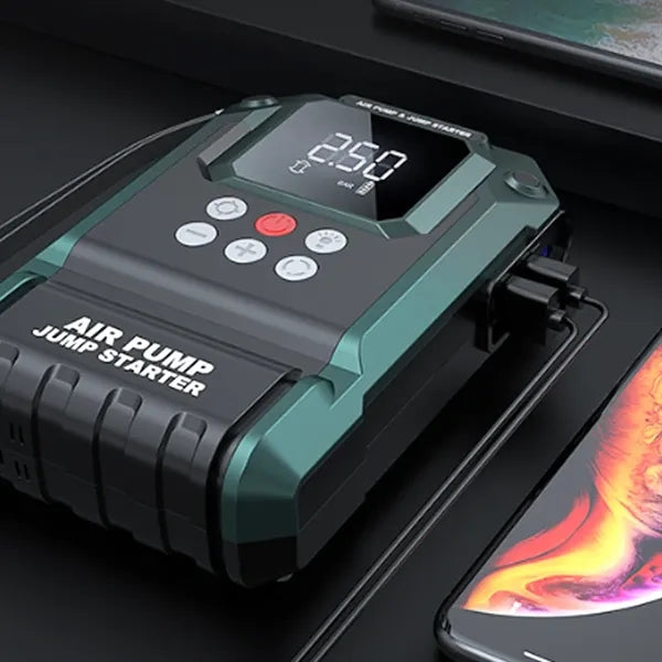 Portable Car Jump Starter & Air Compressor Combo