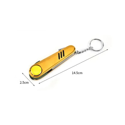 Multi-Function Golf Divot Tool with Knife & Brush