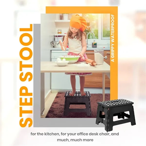Folding Step Stool with Handle