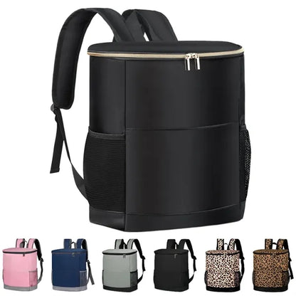 Insulated Cooler Backpack for Travel, Camping, Beach