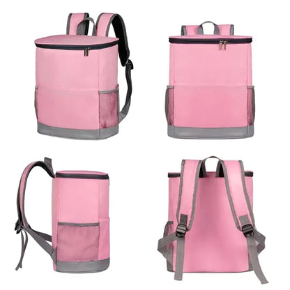 Insulated Cooler Backpack for Travel, Camping, Beach