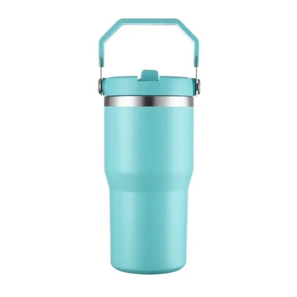 30oz Stainless Steel Tumbler with Straw