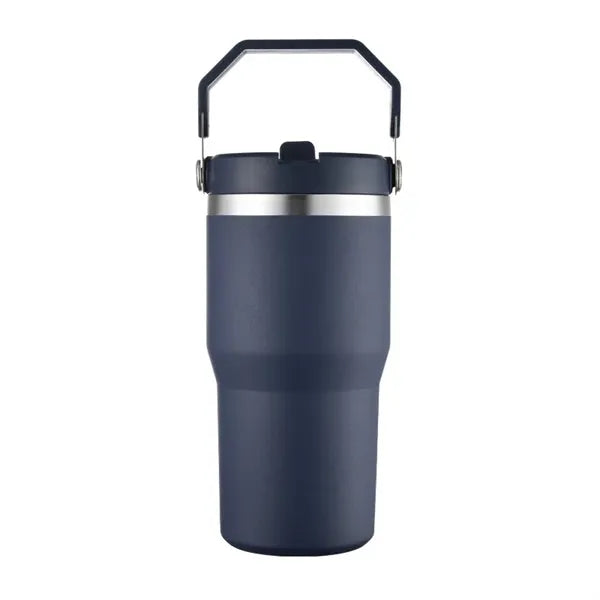 30oz Stainless Steel Tumbler with Straw