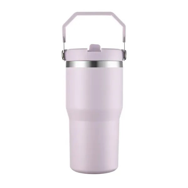 30oz Stainless Steel Tumbler with Straw