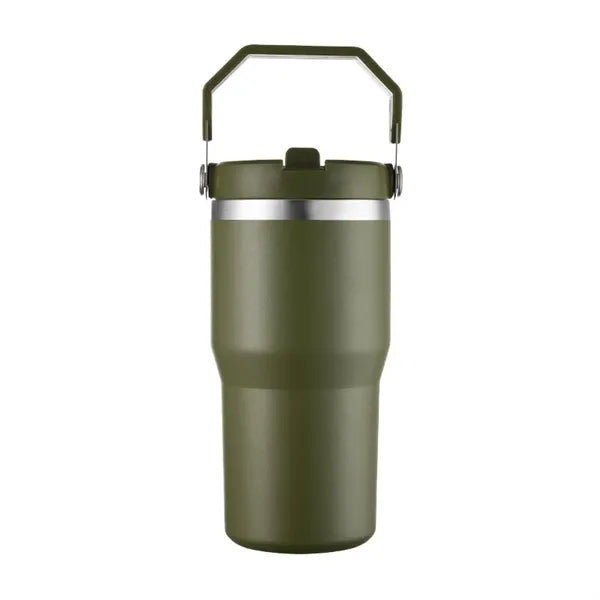 30oz Stainless Steel Tumbler with Straw