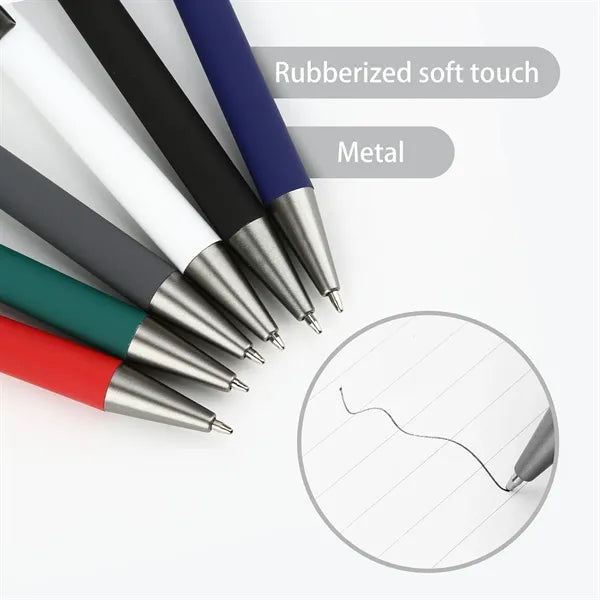Bowie Soft Rubber Finish ColorJet Full Color Metal Pen