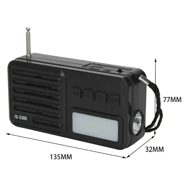 Solar Powered Bluetooth Radio Player