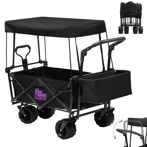 Foldable Canopy Wagon Garden Cart