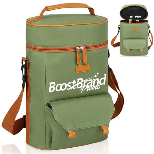 Insulated Wine Cooler Bag with Thermal Lining