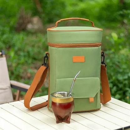 Insulated Wine Cooler Bag with Thermal Lining