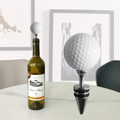 Golf-Themed Bottle Opener & Wine Stopper Gift Set
