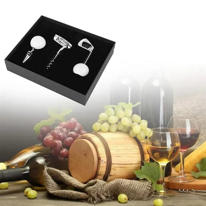 Golf-Themed Bottle Opener & Wine Stopper Gift Set