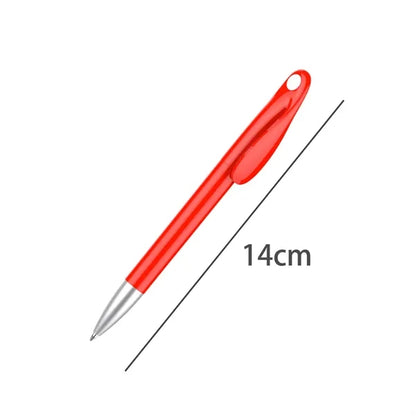 Custom Plastic Ballpoint Pen with Unique Clip Design
