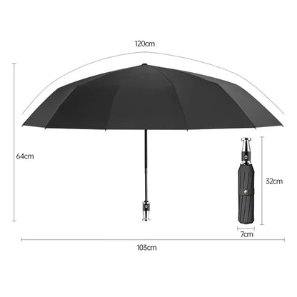 Auto Open Folding LED Umbrella