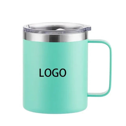 12oz Stainless Steel Handle Mug