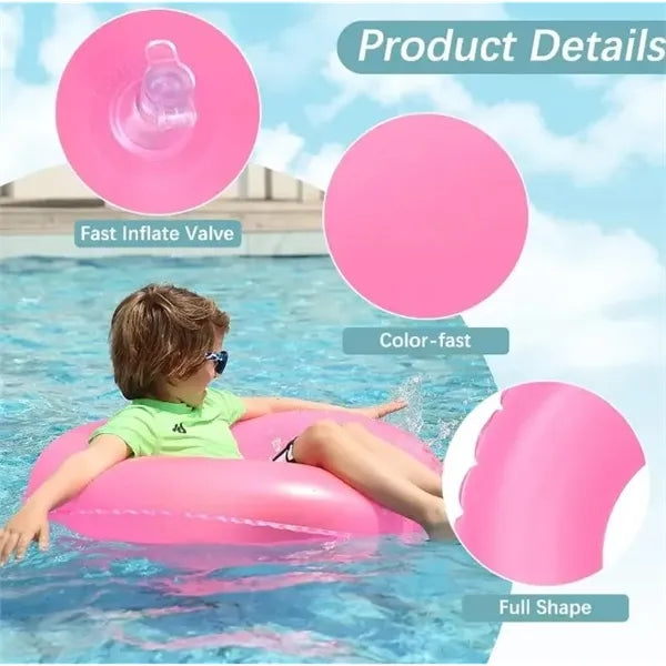 PVC Inflatable Swimming Rings Pool Floats  for Kids Adults