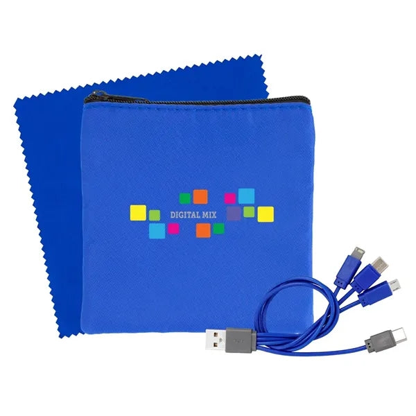Colorful RPET Cable and Cloth Set