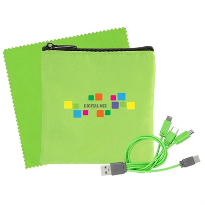 Colorful RPET Cable and Cloth Set