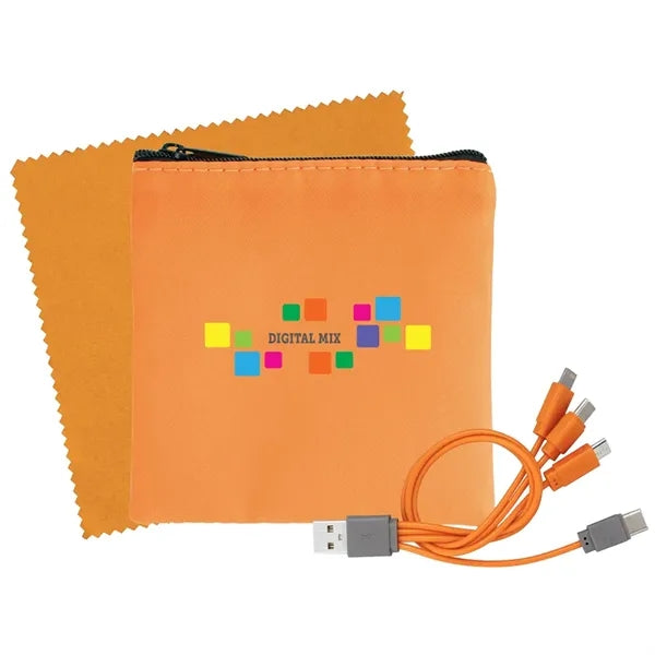 Colorful RPET Cable and Cloth Set